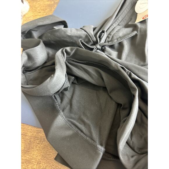 ELLYDOOR Women Ballroom Latin Dance Skirt Ruffle Hem Asymmetric High Low, Medium - Picture 11 of 14